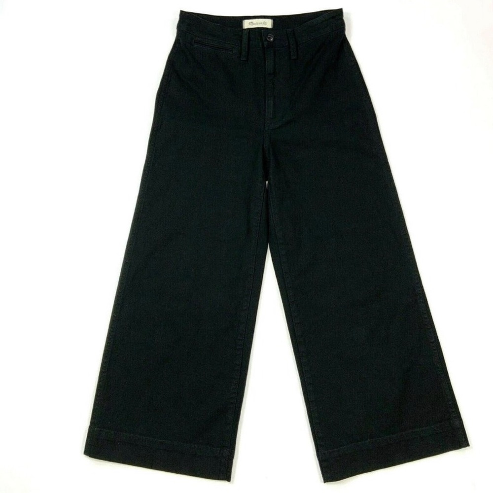 Madewell Emmett Wide Leg Crop Jeans High Rise 25